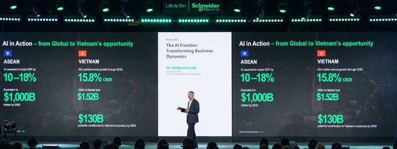 Ông Đồng Mai Lâm, Tổng Giám đốc Schneider Electric Việt Nam và Campuchia