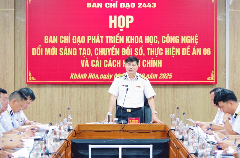 Đại tá Hồ Thanh Hòa phát biểu kết luận. Ảnh: Tứ Quân