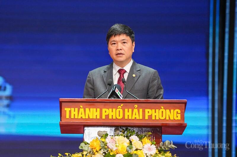 Ông Hoàng Minh Cường, Phó Chủ tịch UBND TP. Hải Phòng phát biểu tại sự kiện