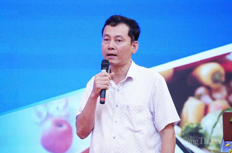 Ông Nguyễn Văn Thành, Trưởng Phòng Chính sách - Cục Thương mại điện tử và Kinh tế số (Bộ Công Thương) chia sẻ tại diễn đàn.