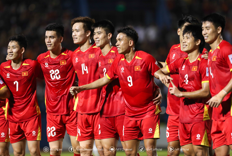 Trận đấu giữa đội tuyển Việt Nam và Nepal trong khuôn khổ vòng loại thứ 3 Asian Cup 2027 sẽ diễn ra lúc 19h30 tối nay (9/10). Ảnh: VFF