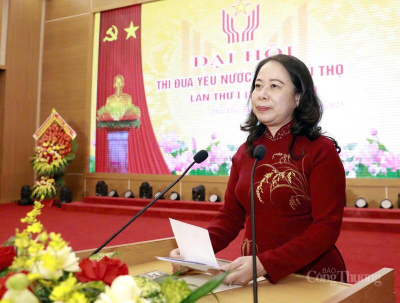 Phó Chủ tịch nước Võ Thị Ánh Xuân phát biểu chỉ đạo Đại hội.