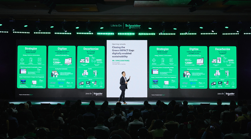 Ông Pang XingJian, Tổng Giám đốc Schneider Electric khu vực Đông Á tại Innovation Day Hà Nội 2025