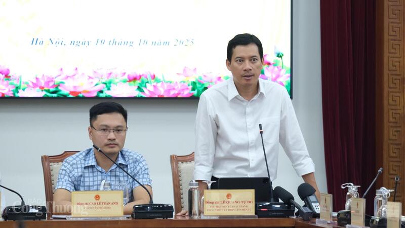 Ông Lê Quang Tự Do - Cục trưởng Cục Phát thanh, Truyền hình và Thông tin điện tử. Ảnh: Lê An.
