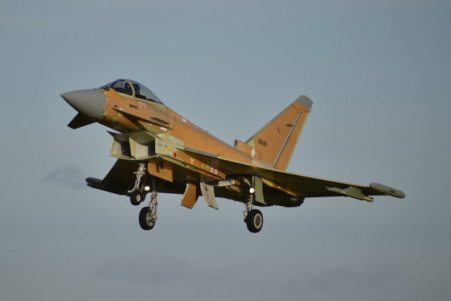 EF-2000 Typhoon của Không quân Qatar. Ảnh: Defense News