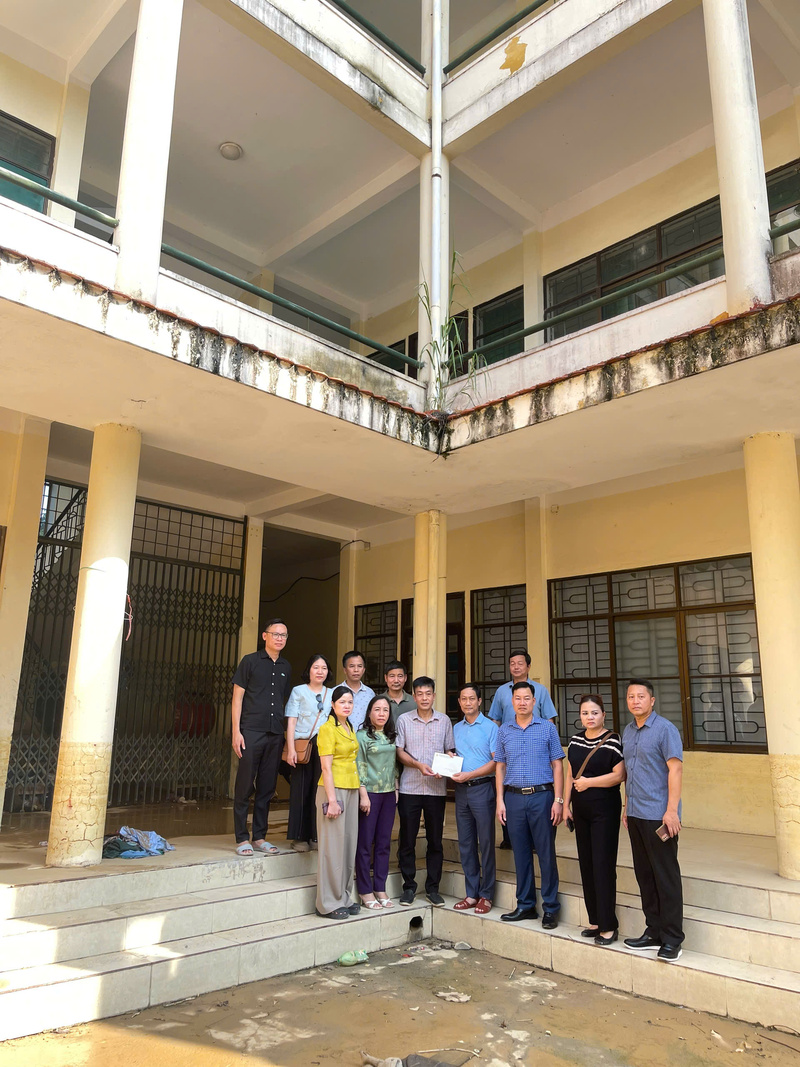 Công đoàn Công Thương Việt Nam tới Thái Nguyên thăm hỏi các đơn vị, đoàn viên, người lao động khắc phục hậu quả mưa lũ - 6