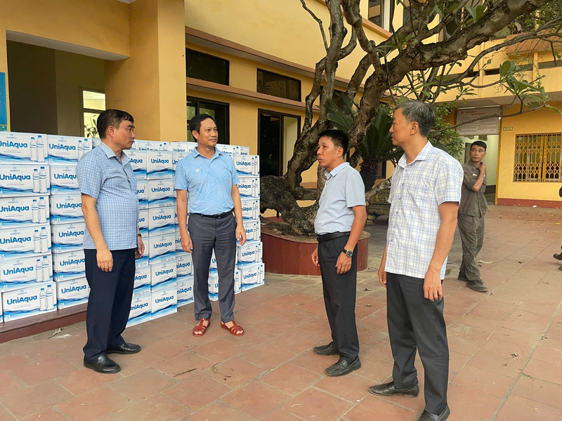 Công đoàn Công Thương Việt Nam tới Thái Nguyên thăm hỏi các đơn vị, đoàn viên, người lao động khắc phục hậu quả mưa lũ - 5