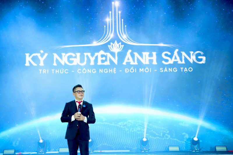 Tổng giám đốc Nguyễn Đức Anh phát biểu tại sự kiện.