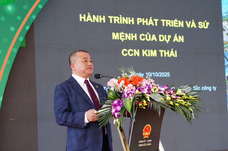 Ông Hoàng Mạnh Cường, Giám đốc Công ty Cổ phần Đầu tư và Phát triển Hạ tầng Thiên Minh. Ảnh: Hải Linh