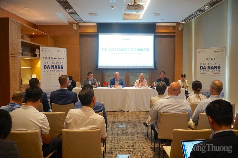 Họp báo thông tin về chuỗi sự kiện “Những ngày Ý tại Đà Nẵng 2025” (Italian Expo Danang 2025).