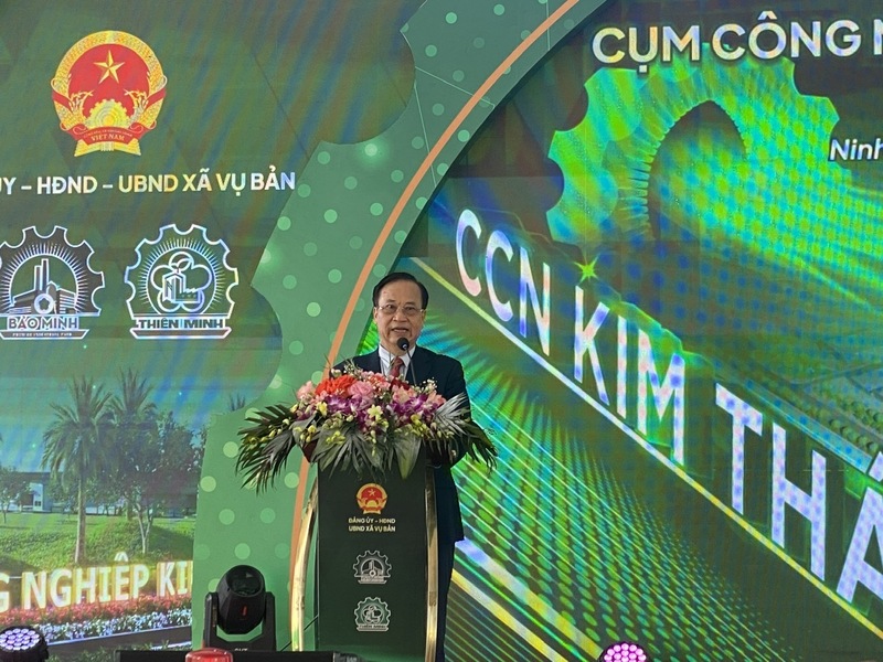 Ông Vũ Đức Giang, Chủ tịch Hiệp hội Dệt may Việt Nam, Chủ tịch HĐQT Công ty Cổ phần Đầu tư Công ty Cổ phần Đầu tư và Phát triển Hạ tầng Khu công nghiệp Bảo Minh. Ảnh: Hải Linh