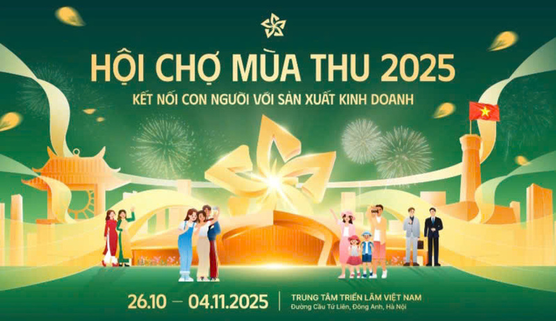 Hội chợ Mùa Thu 2025 sẽ diễn ra từ 26/10 - 4/11/2025