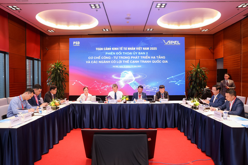 Đồng Chủ toạ Ủy ban II tại phiên họp cấp Uỷ ban - trong khuôn khổ chương trình toàn cảnh kinh tế tư nhân.