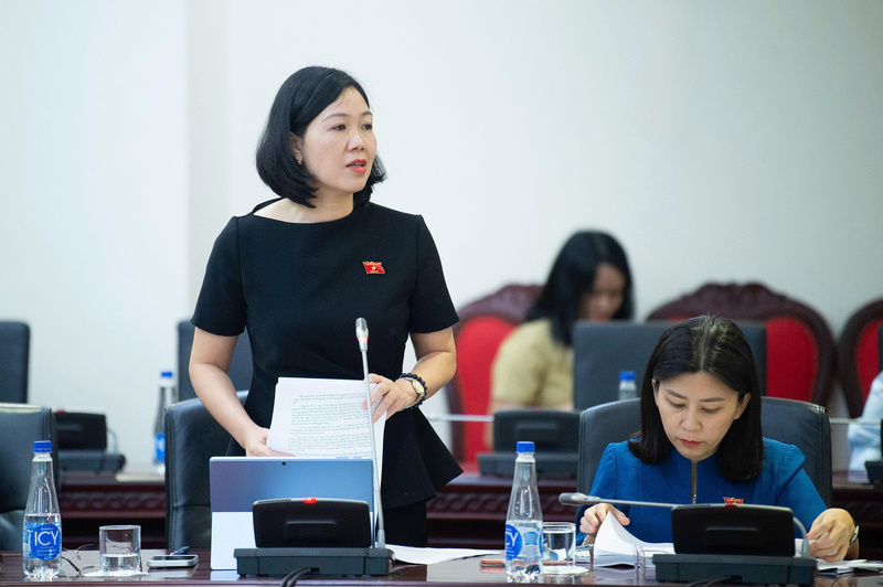Đại biểu Nguyễn Thị Lan Anh - Đoàn ĐBQH tỉnh Lào Cai. Ảnh: VPQH