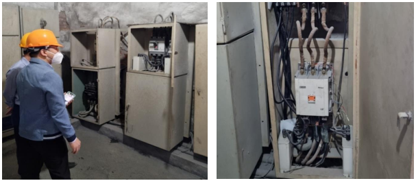 Hệ thống tủ bù giúp nâng cao hiệu quả hoạt động của động cơ của Nhà máy Văn Điển. Ảnh: Mai Anh