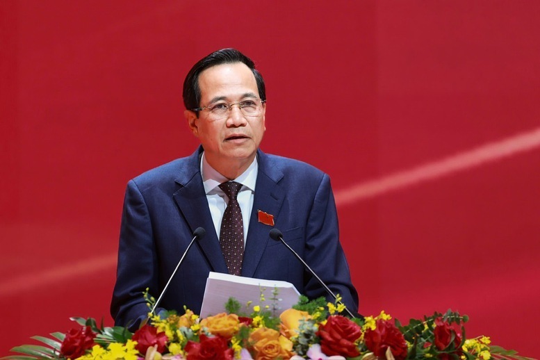 Bộ trưởng Đào Ngọc Dung phát biểu tại phiên trù bị Đại hội đại biểu Đảng bộ Chính phủ lần thứ I, nhiệm kỳ 2025 - 2030 - Ảnh: VGP/Nhật Bắc