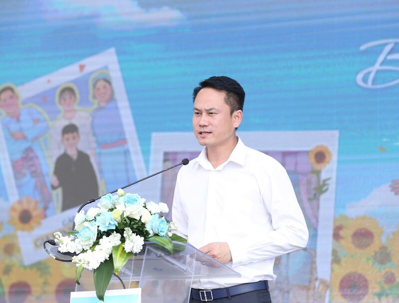 Anh Nguyễn Kim Quy phát biểu khai mạc ngày hội