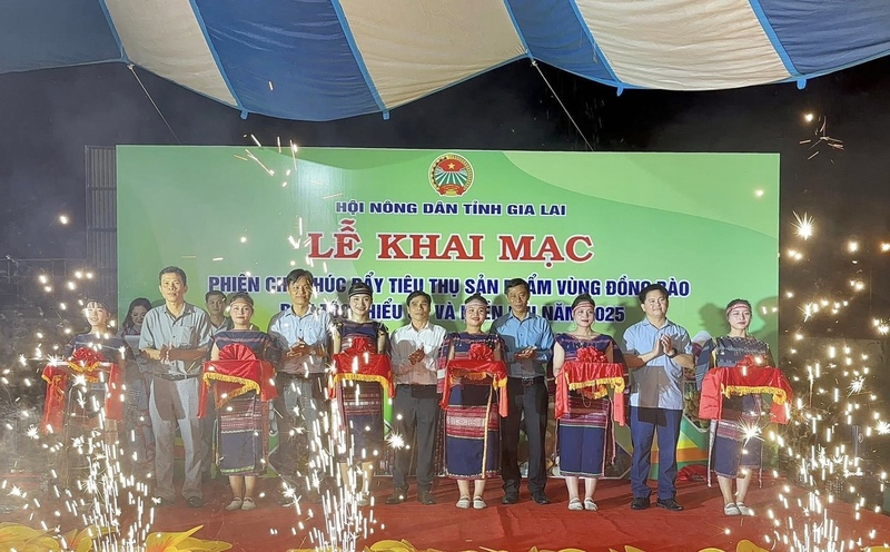 Khai mạc Phiên chợ thúc đẩy tiêu thụ sản phẩm vùng đồng bào dân tộc thiểu số và miền núi năm 2025