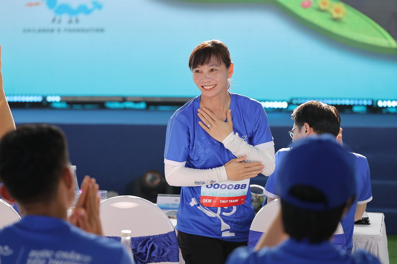 Nữ cầu thủ “Quả bóng vàng” Việt Nam Trần Thị Thùy Trang cũng đồng hành cùng hành trình lan tỏa sự tử tế.