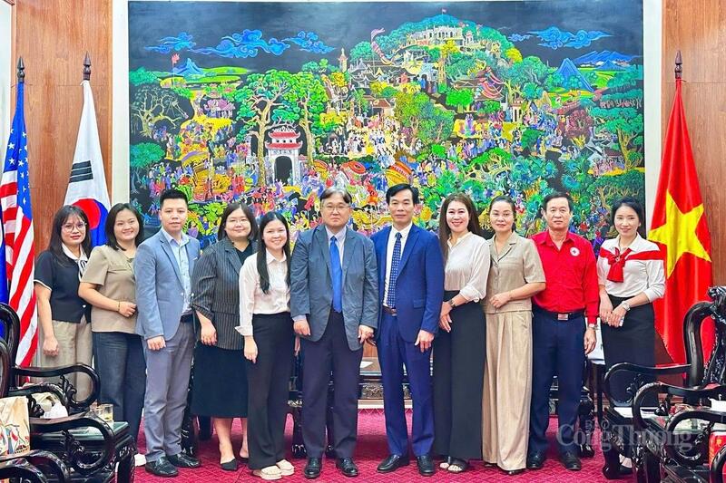Đoàn công tác của tổ chức GNI (Hàn Quốc) thăm, làm việc với Sở Ngoại vụ Phú Thọ (8/2025).