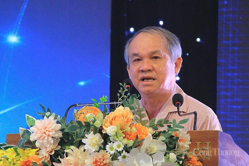 Ông Đoàn Nguyên Đức - Chủ tịch HĐQT Tập đoàn Hoàng Anh Gia Lai phát biểu tại buổi gặp mặt. Ảnh: Hiền Mai.