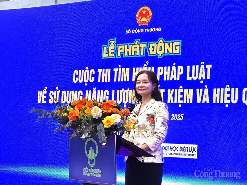 Bà Nguyễn Thị Lâm Giang - Cục trưởng Cục Đổi mới sáng tạo, Chuyển đổi xanh và Khuyến công.