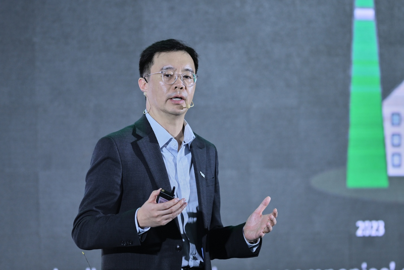 Ông Pang XingJian, Tổng Giám đốc Schneider Electric khu vực Đông Á phát biểu tại sự kiện (Ảnh Schneider Electric)