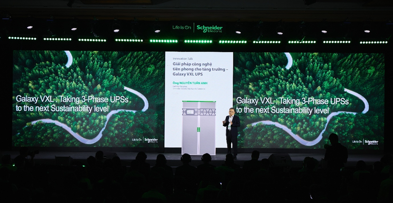 Galaxy VXL – Dòng UPS thế hệ mới với thiết kế mô-đun thông minh được Schneider Electric giới thiệu tại sự kiện (Ảnh Schneider Electric)