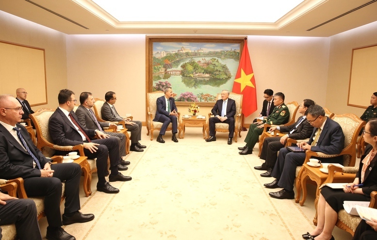Chủ tịch Cơ quan Công nghiệp quốc phòng Thổ Nhĩ Kỳ Haluk Gorgun đánh giá cao vai trò và vị thế ngày càng quan trọng của VIệt Nam trên trường quốc tế - Ảnh: VGP/Nguyễn Hoàng
