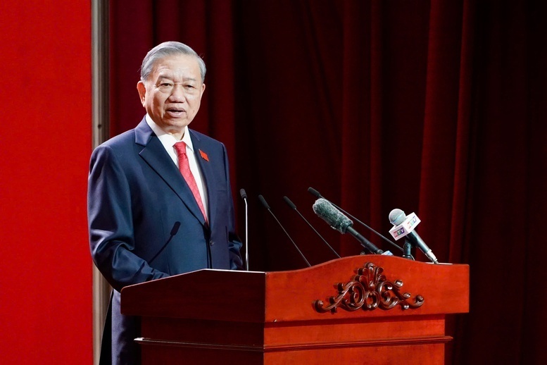 Tổng Bí thư Tô Lâm phát biểu tại Đại hội đại biểu Đảng bộ TP. Hồ Chí Minh lần thứ I, nhiệm kỳ 2025 - 2030.