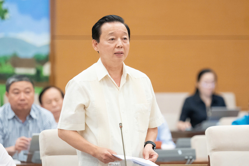 Phó Thủ tướng Chính phủ Trần Hồng Hà phát biểu.