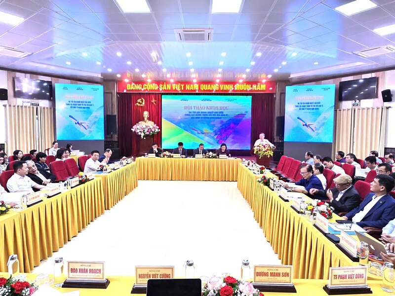 Toàn cảnh Hội thảo khoa học “Vai trò của doanh nghiệp nhà nước trong các ngành trọng yếu của nền kinh tế: Góc nhìn từ ngành hàng không"