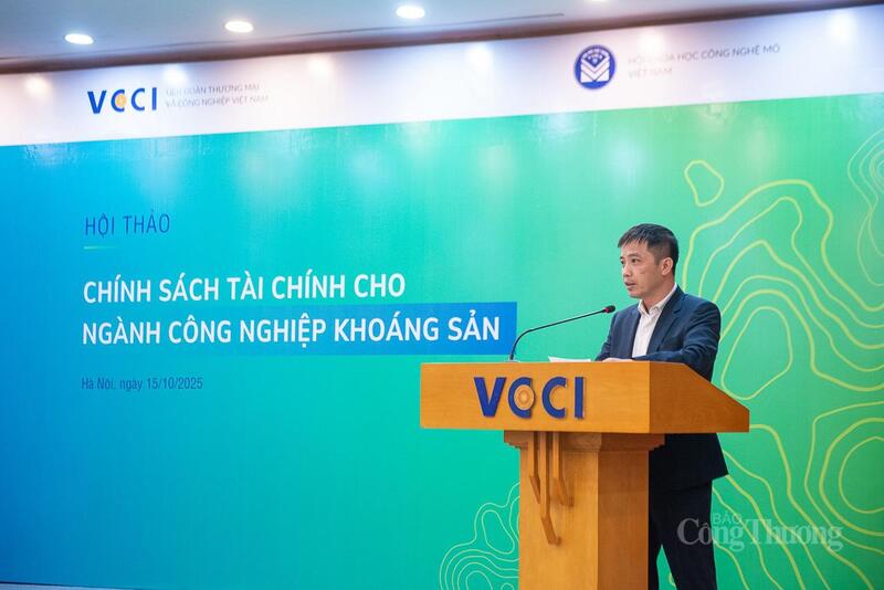 Ông Đậu Anh Tuấn - Phó Tổng Thư ký, Trưởng Ban Pháp chế VCCI phát biểu tại hội thảo. Ảnh: Nghĩa Đức