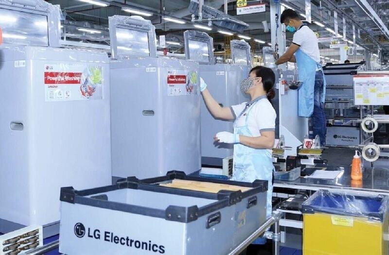 Tập đoàn LG là doanh nghiệp có vốn đầu tư nước ngoài lớn nhất tại Hải Phòng. Ảnh: Tiến Trung