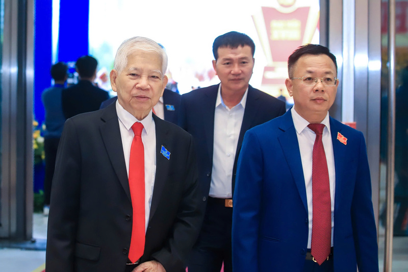 Nguyên Chủ tịch nước Nguyễn Minh Triết đến dự Đại hội. Ảnh: HN