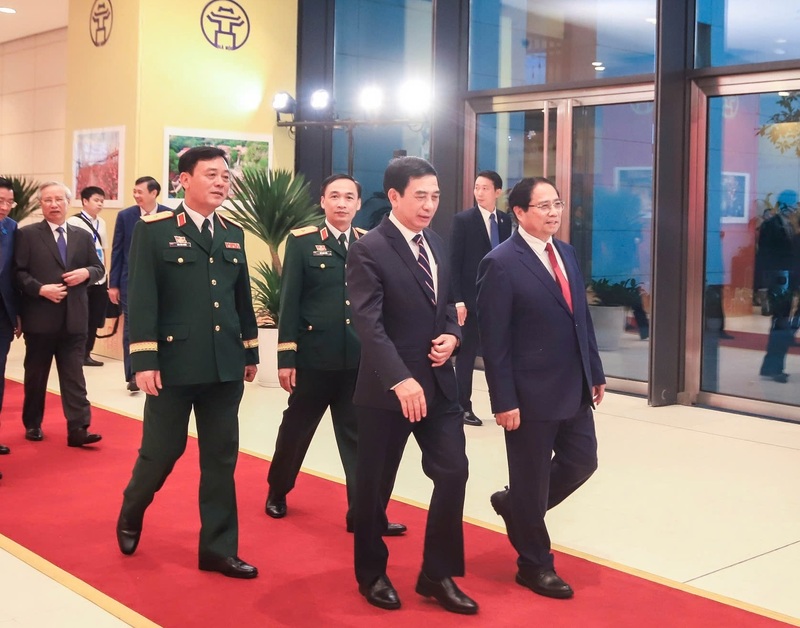 Thủ tướng Phạm Minh Chính đến dự Đại hội. Ảnh: HN