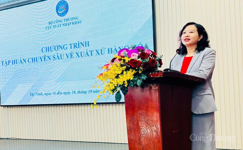 Bà Trịnh Thị Thu Hiền phát biểu tại hội nghị