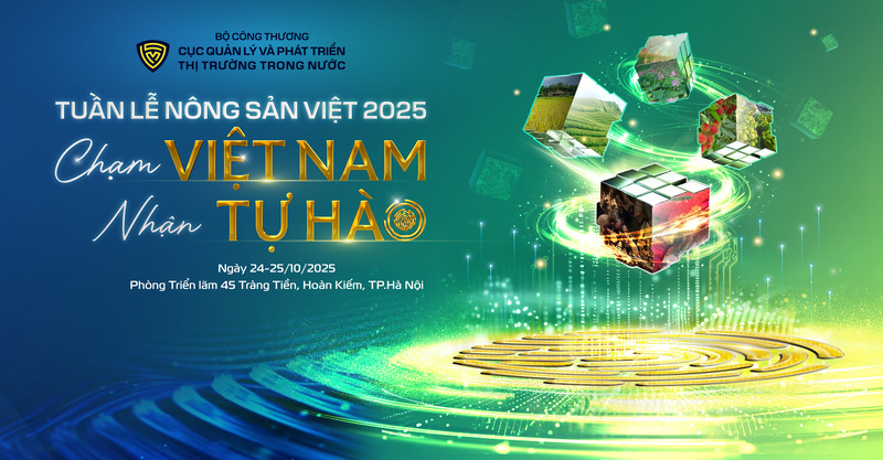 Tuần lễ Nông sản Việt 2025 diễn ra từ 24 - 25/10/2025
