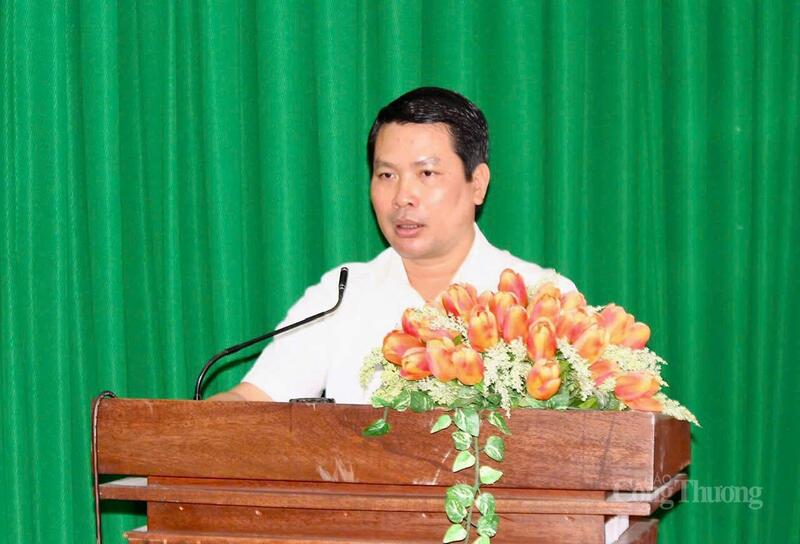 Ông Hà Vũ Sơn, Giám đốc Sở Công Thương TP. Cần Thơ phát biểu tại hội nghị. Ảnh: Khánh Ngọc