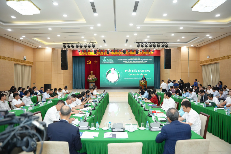 Toàn cảnh Toạ đàm chính sách “Giải pháp thúc đẩy công trình xanh, giao thông xanh hướng tới mục tiêu phát triển bền vững”