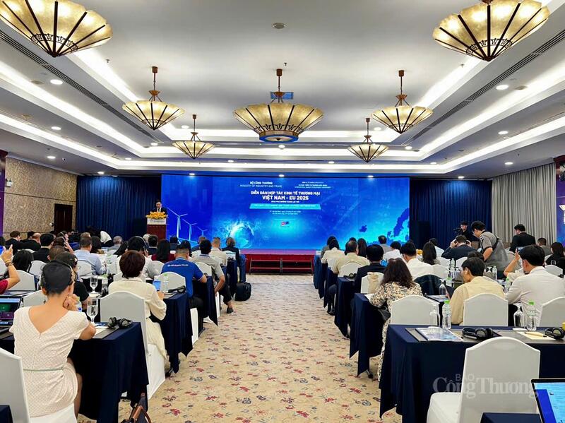 Diễn đàn Hợp tác Kinh tế Thương mại Việt Nam – EU năm 2025: “Khai phá những xung lực mới” diễn ra tại TP. Hồ Chí Minh.