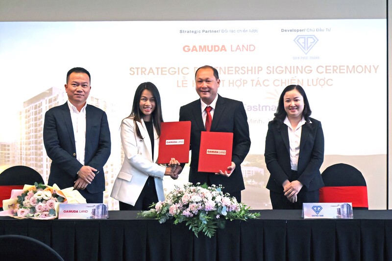 Gamuda Land ký kết thỏa thuận trở thành đối tác phát triển kinh doanh chiến lược của Điền Phúc Thành ở dự án MT Eastmark City