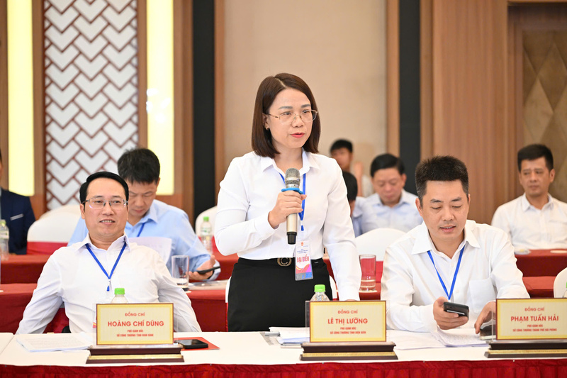 Bà Lê Thị Lưỡng, Giám đốc Sở Công Thương tỉnh Điện Biên. Ảnh: Cấn Dũng