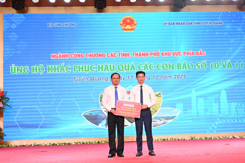 Ngành Công Thương phía Bắc ủng hộ đồng bào khắc phục hậu quả bão, lũ - 6