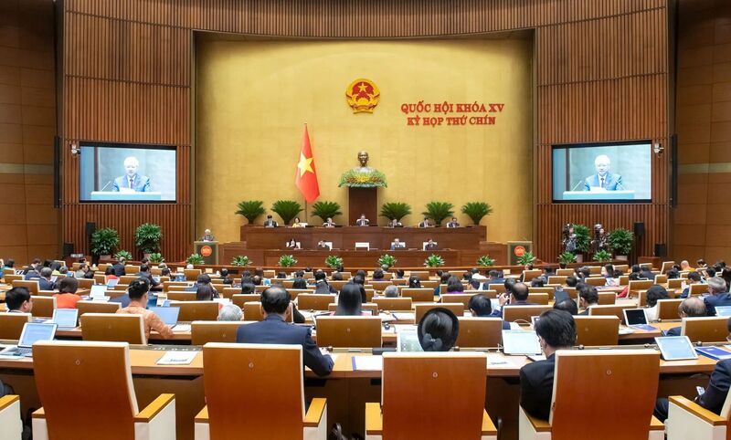 Khai mạc Kỳ họp thứ 9, Quốc hội Khóa XV. Ảnh minh họa
