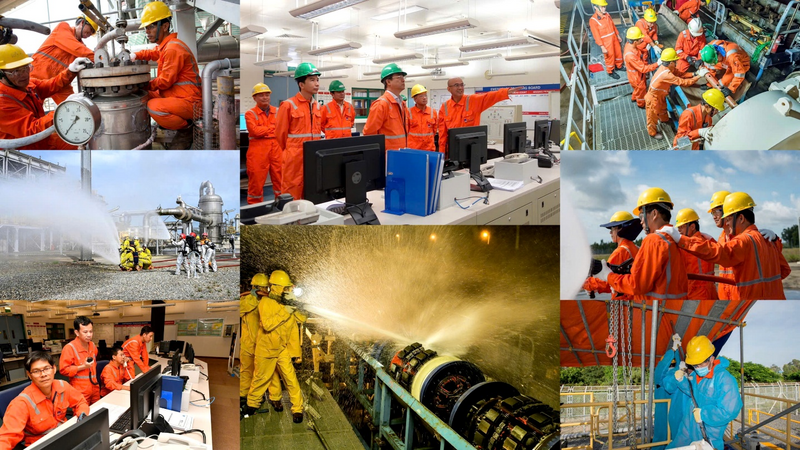 Hoạt động sản xuất, vận hành, huấn luyện và ứng phó an toàn của PV GAS (Ảnh PV GAS)