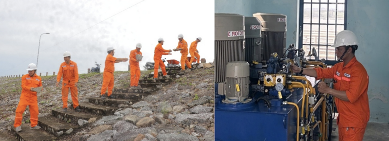 AKKN bố trí CBCNV ứng trực 24/24, chủ động trong công tác PCTT&TKCN. Ảnh: TH, Trường An VHAK