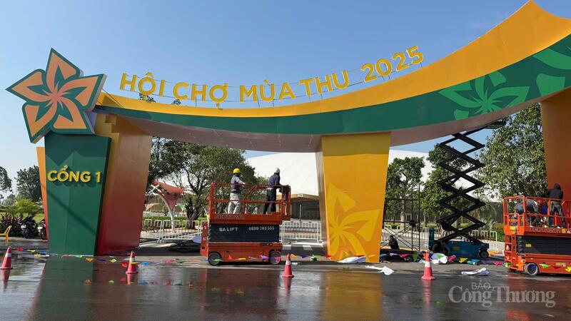 Công tác chuẩn bị cho siêu hội chợ 6 nhất đang được triển khai gấp rút