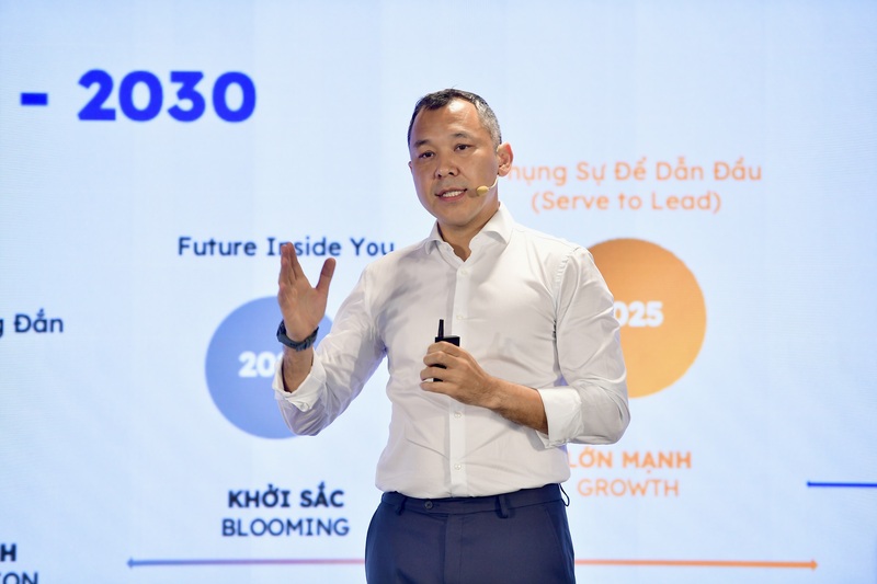 Ông Bolat Duisenov, Chủ tịch HĐQT Coteccons chia sẻ tầm nhìn chiến lược tại Đại hội đồng cổ đông năm 2025.