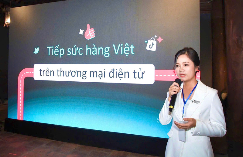 Bà Trần Thị Tân - Giám đốc Trách nhiệm Xã hội TikTok Shop